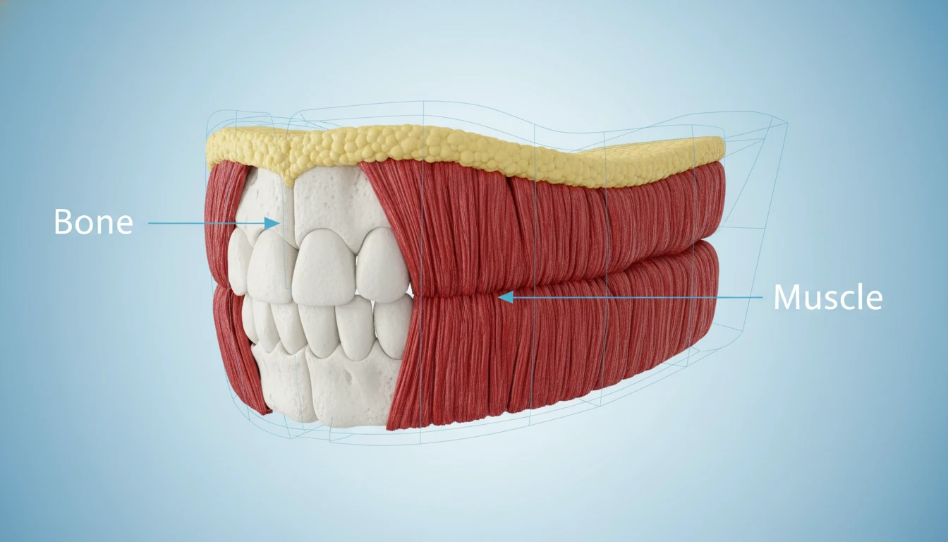square jaw surgery muscle vs bone anatomy diagnosis