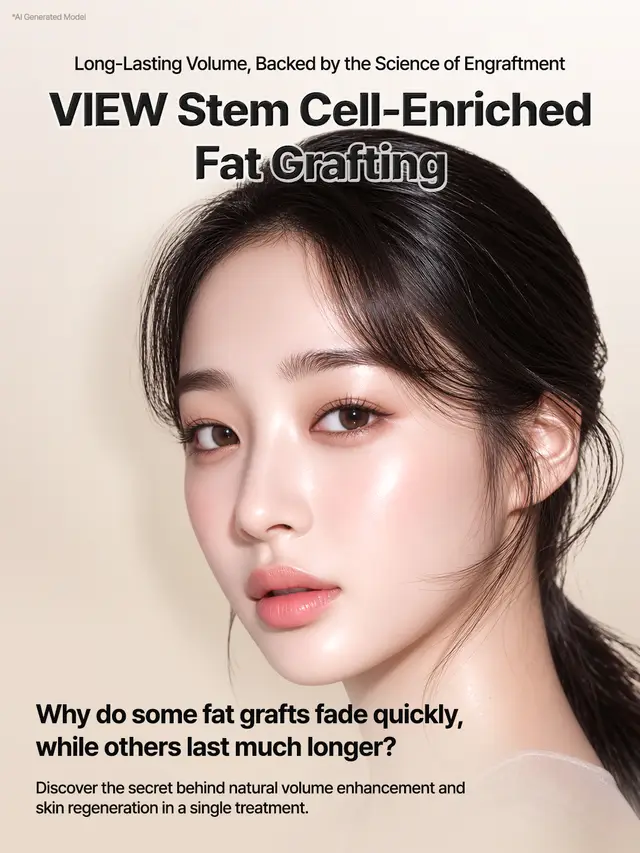 What makes it different? Why should you choose VIEW for this procedure? Let’s find out together 🤍 Further info, contact us on whatsapp : 🇺🇸 English : +82 10 2103 7174 🇮🇩 Bahasa Indonesia : +82 10 3936 7164 Copyrights to images and all other materials related to this content belong to View Plastic Surgery and you may be liable for unauthorized distribution and/or reproduction of the same without written consent. Results of treatment may vary depending on the individual, and there may be side effects such as haemorrhaging, inflammation, etc. #korea #kbeauty #fatgrafting #stemcell #plasticsurgery