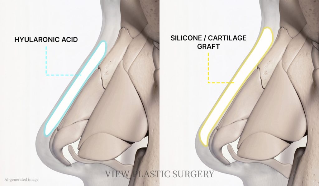Low Nose Bridge Fillers vs. Rhinoplasty: 2026 Comparison Guide