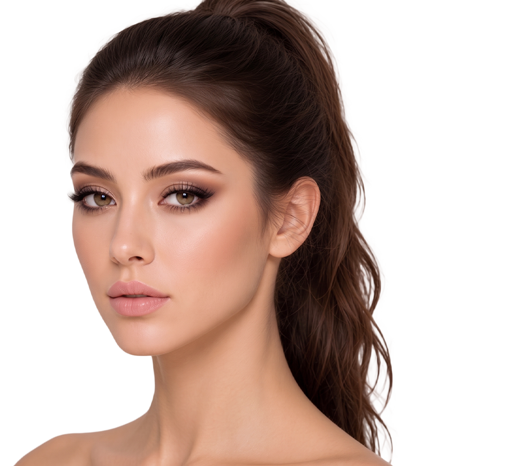 Woman with a high ponytail and a lifted look, representing Ponytail Lift in Korea
