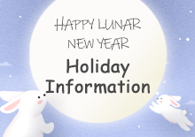 Happy Lunar New Year Holiday Information